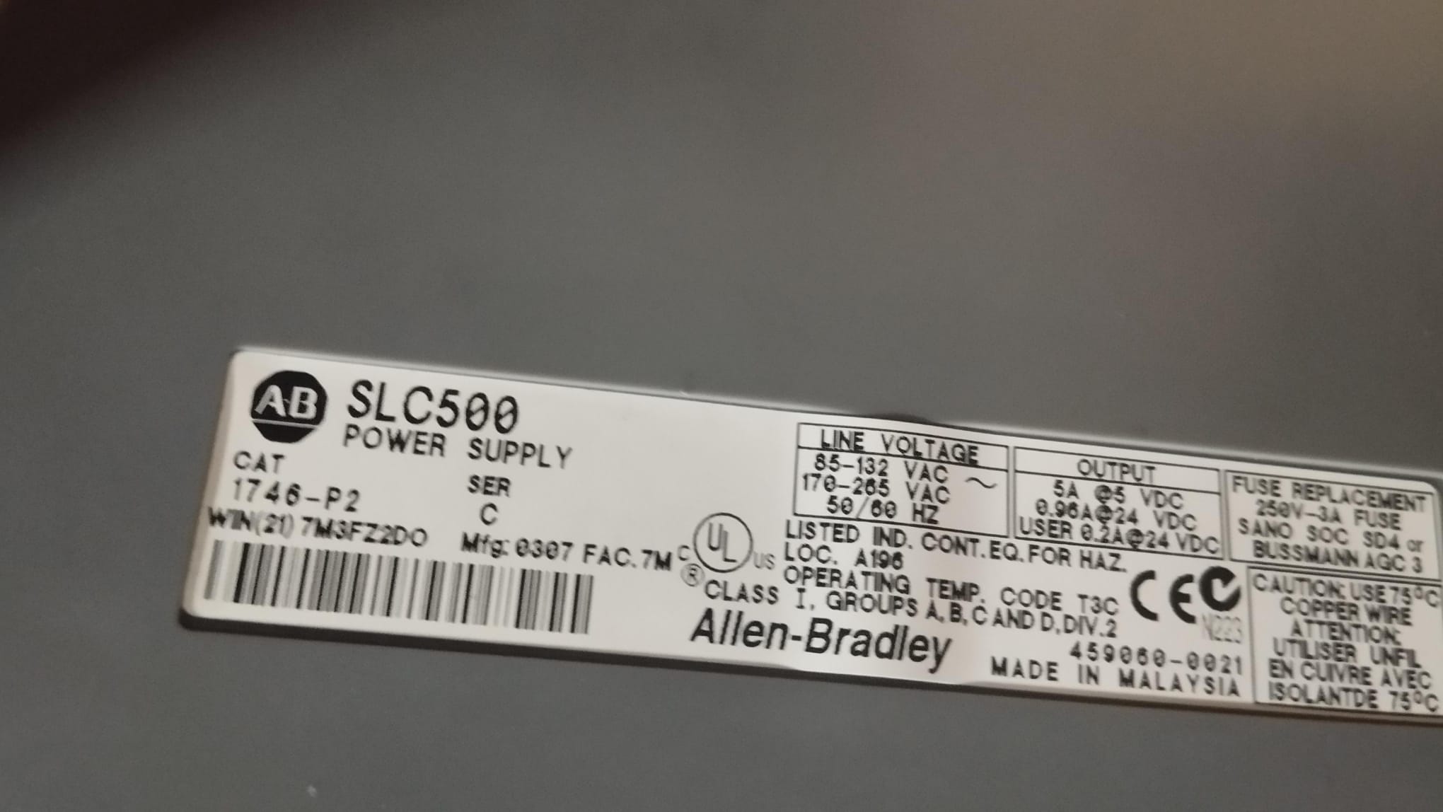 1746-P2 ALLEN BRADLEY