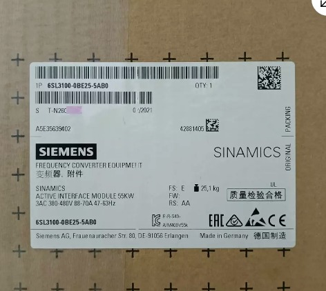 6SL3100-0BE25-5AB0 SIEMENS S120