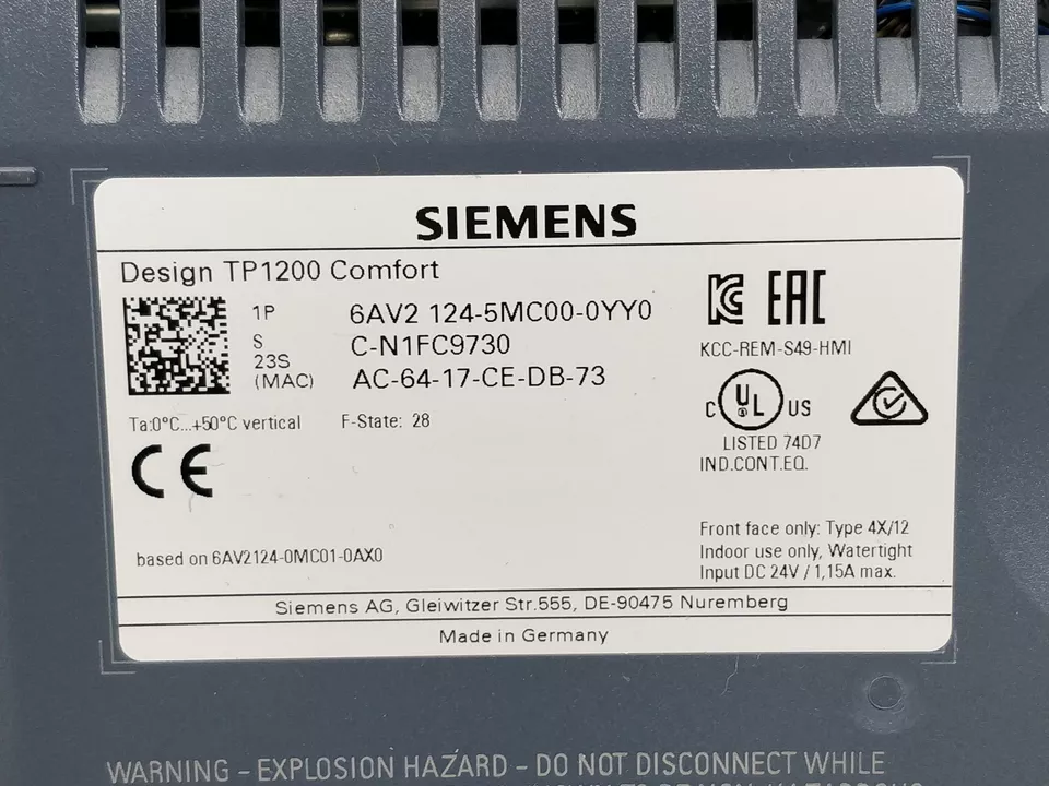 6AV2124-5MC00-0YY0 SIEMENS 