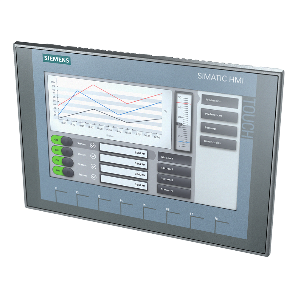 Siemens 6AV2123-2JB03-0AX0 HMI KTP900 Basic Panel