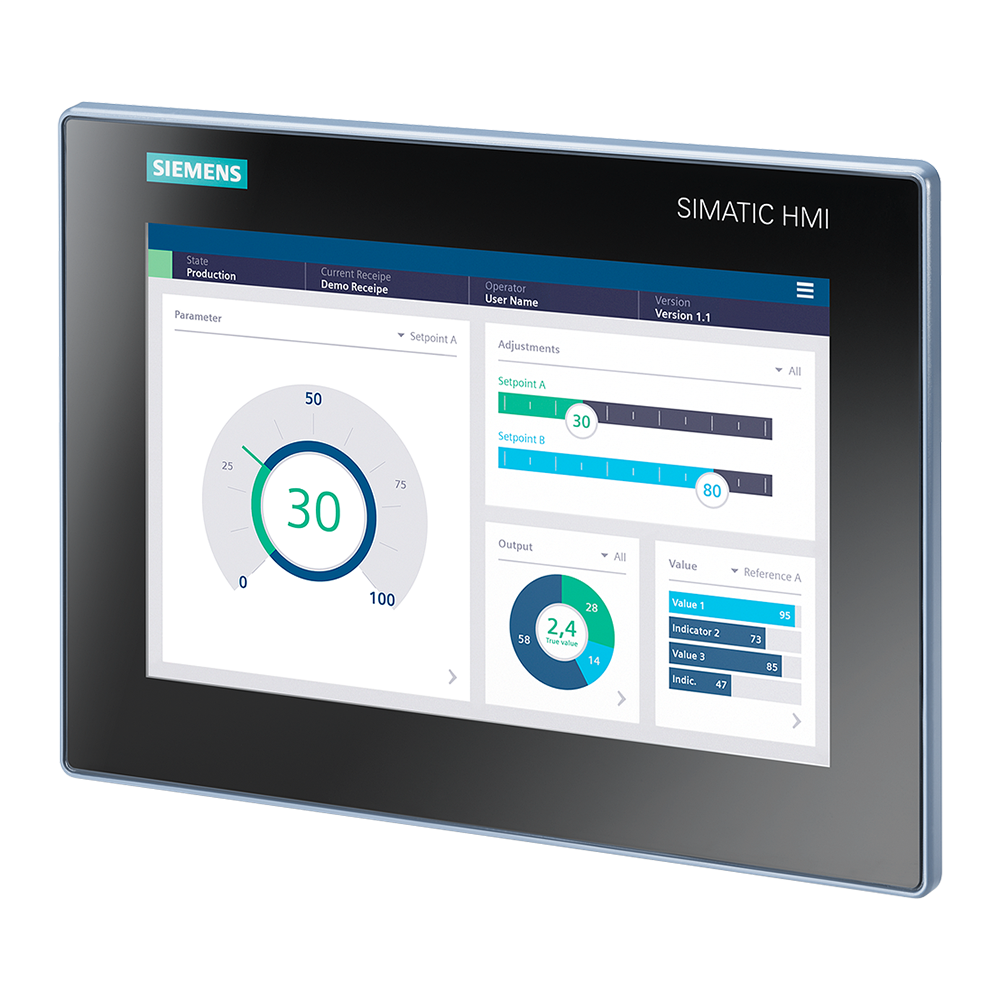 Siemens 6AV2123-3KB32-0AW0 HMI MTP1000 Basic Panel