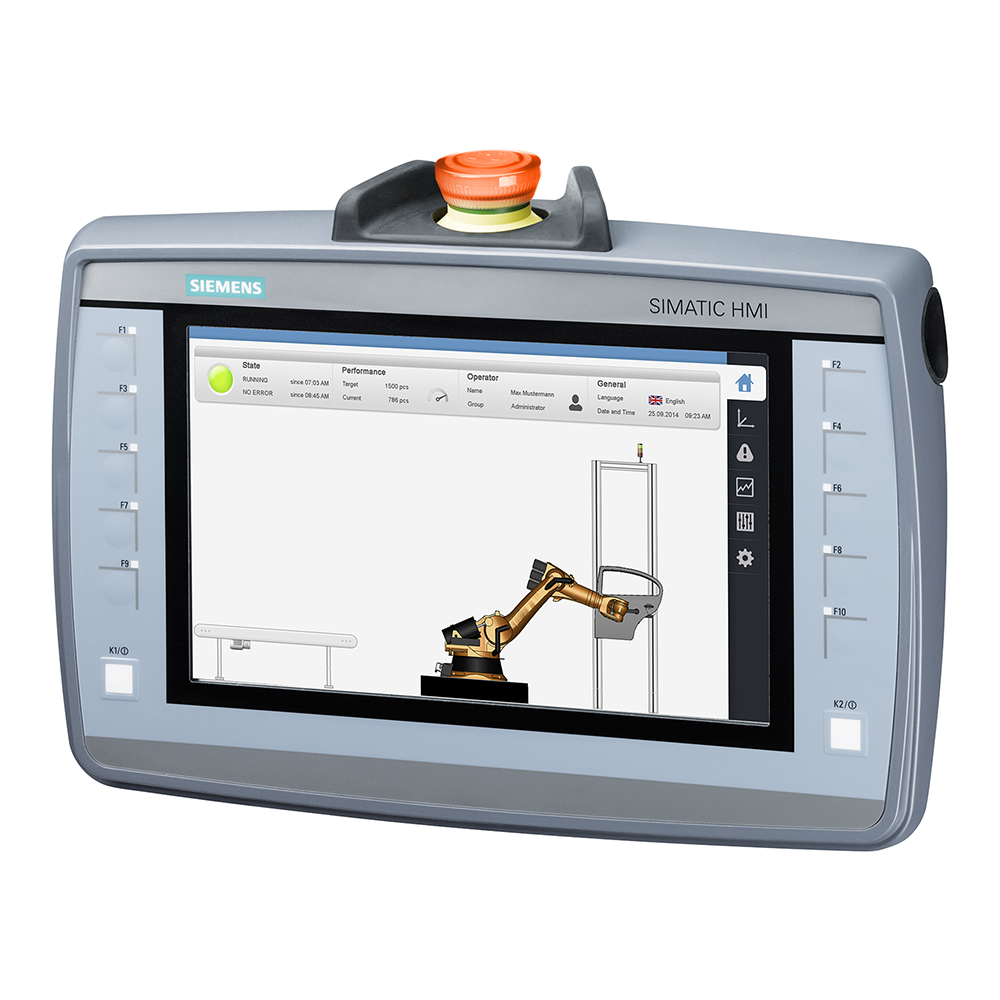 Siemens 6AV2125-2JB23-0AX0 HMI KTP900F Mobil Panel