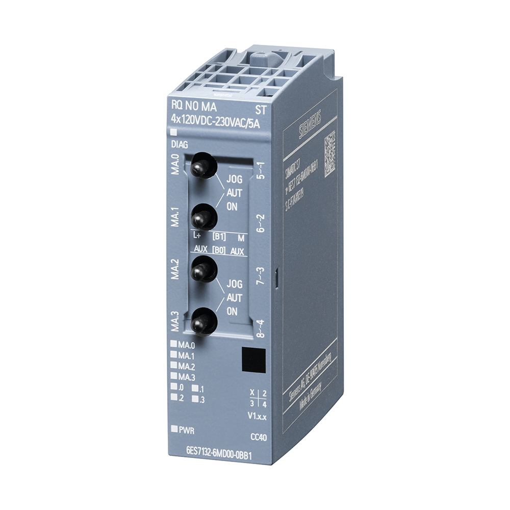 Siemens 6ES7132-6MD00-0BB1 4×120VDC-230VAC/5A NO MA ET-200SP
