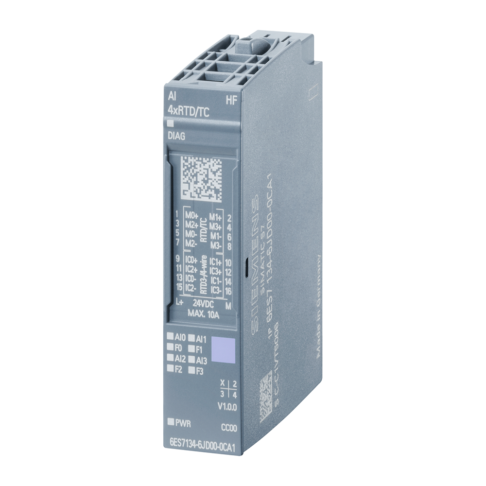 Siemens 6ES7134-6JD00-0CA1 AI 4xRTD/TC High Feature ET-200SP