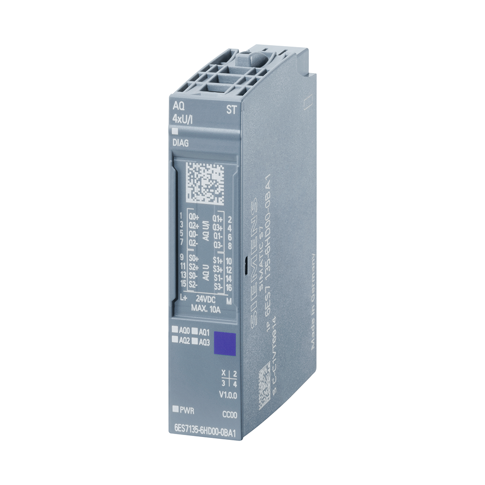 Siemens 6ES7135-6HD00-0BA1 AQ 4XU/I Standard ET-200SP