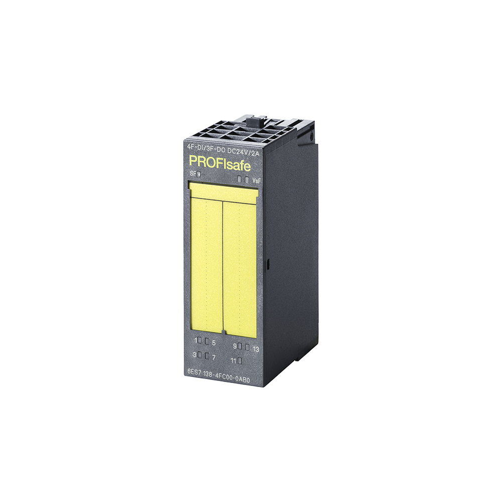 Siemens 6ES7138-4FC01-0AB0 ET200S 4F-DI/3F-DO 4F-DI/3F-DO Failsafe ; 24V DC/2A Simatiic ET 200S