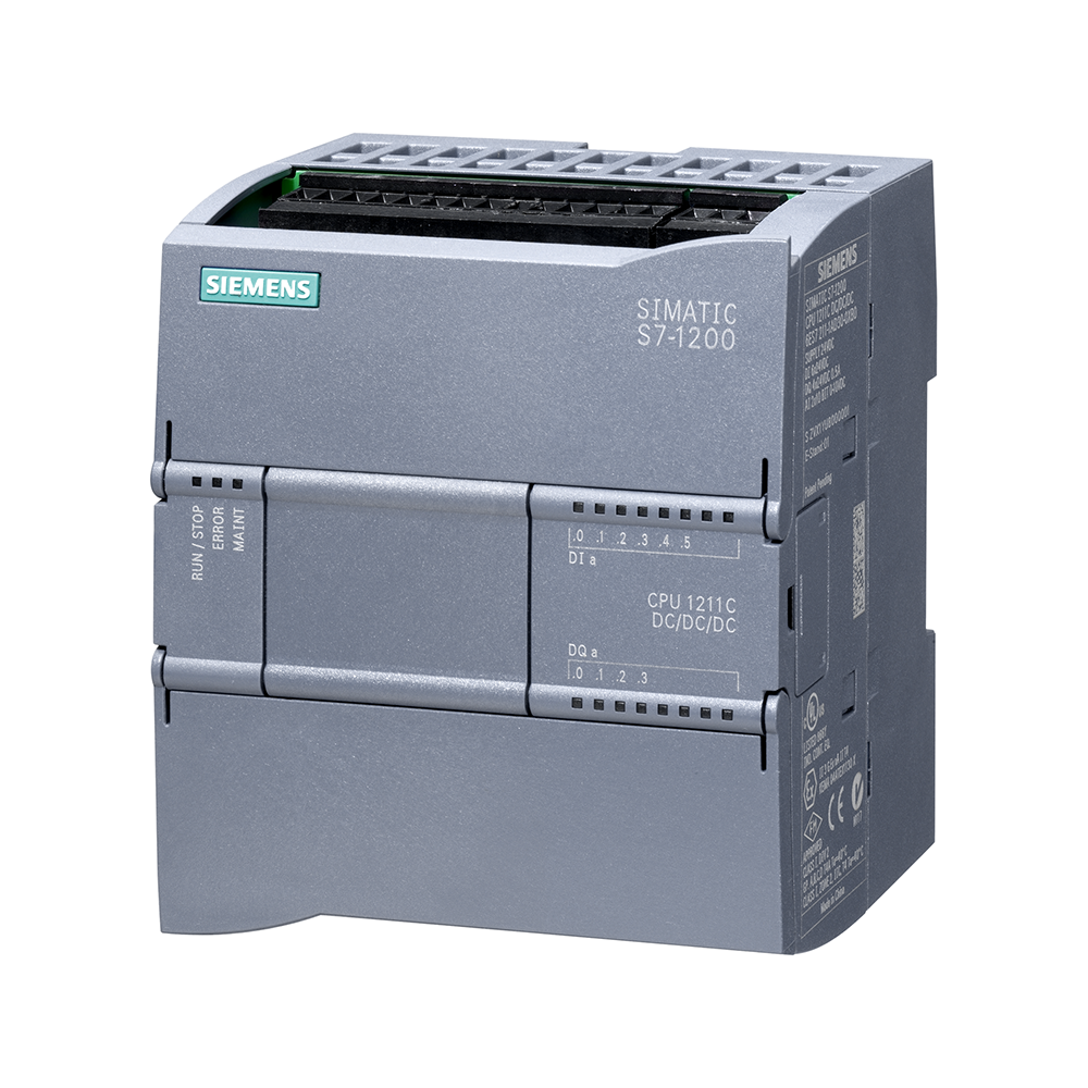 Siemens 6ES7211-1AE40-0XB0 CPU 1211C 6DI / 4DO, 2AI CPU S7-1200