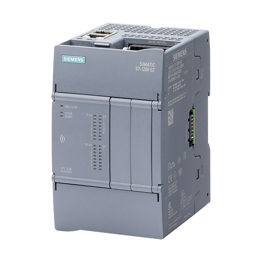 Siemens 6ES7212-1BH50-0XB0 CPU 1214C DC/DC/Röle S7-1200 CPU G2