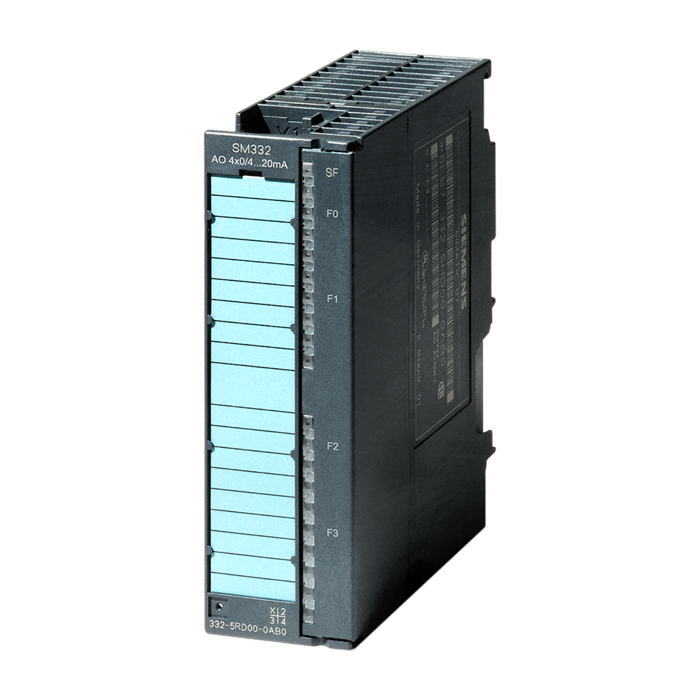Siemens 6ES7332-5RD00-0AB0 SM332 4 AO S7-300 Modül ve CPU
