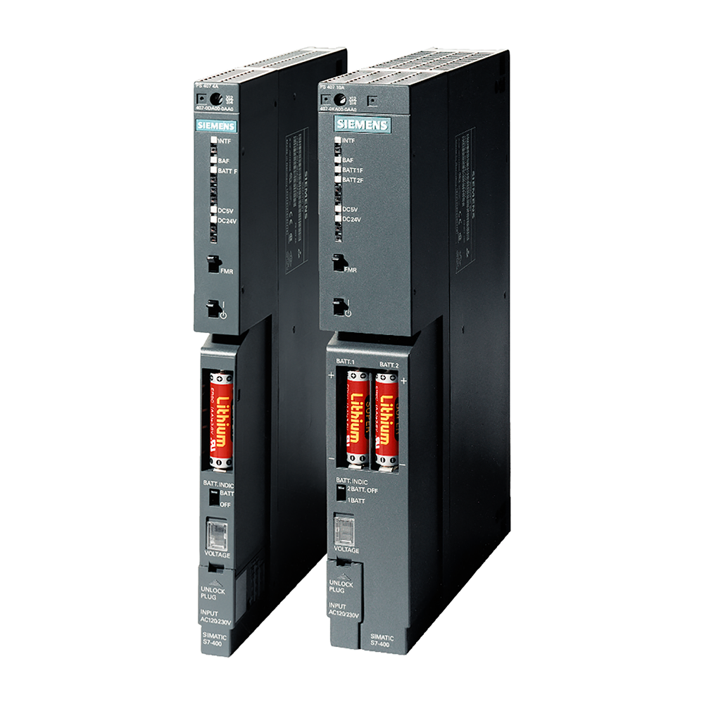 Siemens 6ES7405-0KR02-0AA0 PS 405 10A Güç Kaynağı S7-400 CPU ve Modül