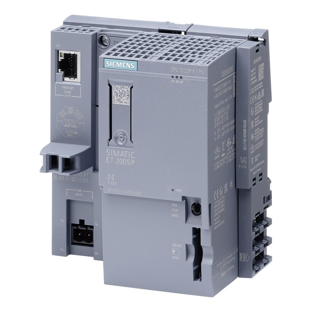 Siemens 6ES7512-1SM03-0AB0 CPU 1510SP F-1 PN ET-200SP
