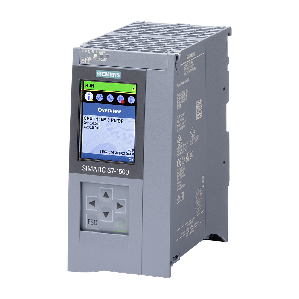 Siemens 6ES7516-3FP03-0AB0 CPU 1516F-3 PN/DP S7-1500 Müdül ve CPU