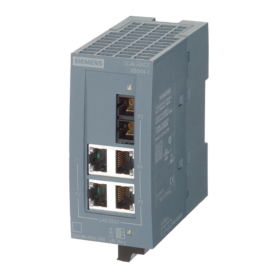 Siemens 6GK5004-1BF00-1AB2 Scalance XB004-1LD Switch