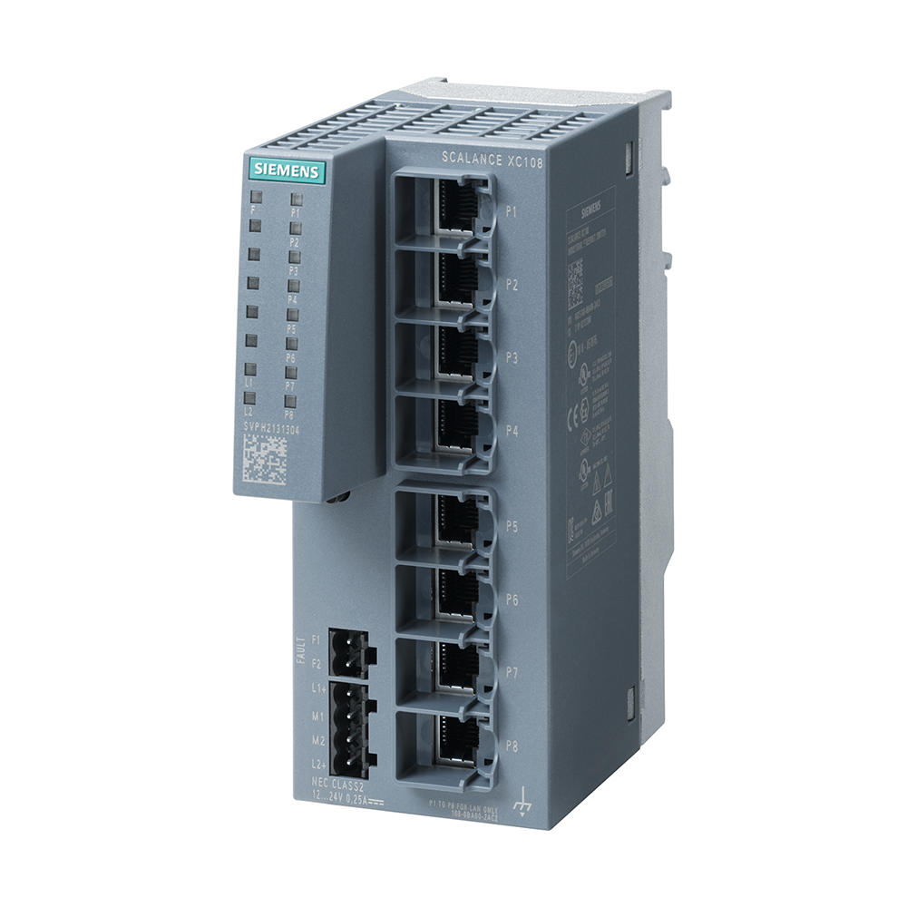Siemens 6GK5108-0BA00-2AC2 SCALANCE XC108 Scalance / Haberleşme Sistemleri