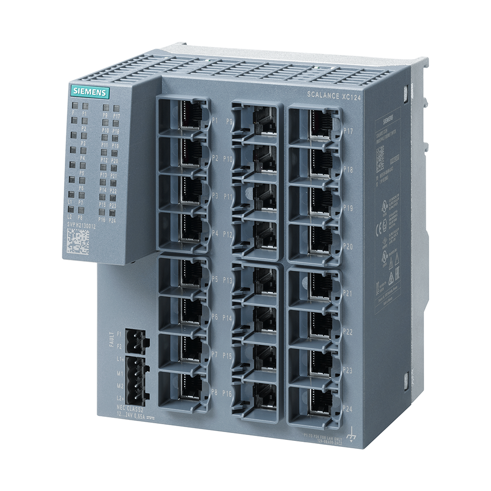 Siemens 6GK5124-0BA00-2AC2 SCALANCE XC124 Scalance / Haberleşme Sistemleri