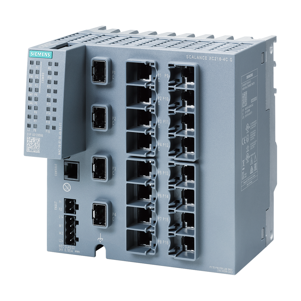 Siemens 6GK5216-4GS00-2AC2 SCALANCE XC216-4C G Scalance / Haberleşme Sistemleri