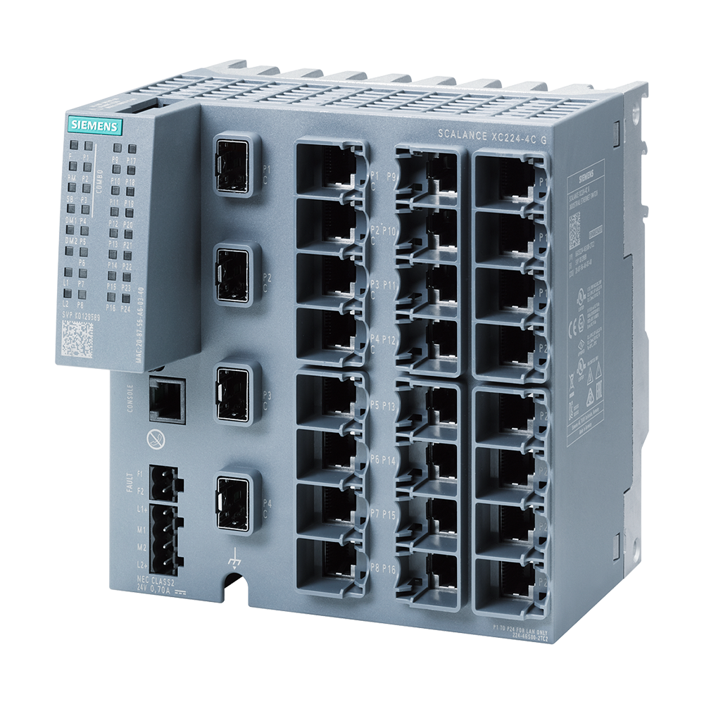 Siemens 6GK5224-4GS00-2AC2 SCALANCE XC224-4C G Scalance / Haberleşme Sistemleri