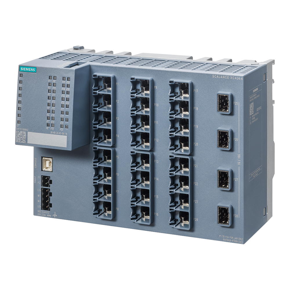 Siemens 6GK5428-4TR00-2AC2 SCALANCE XC424-4 Scalance / Haberleşme Sistemleri